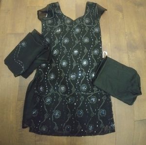 Indian Dress with pants and shawl